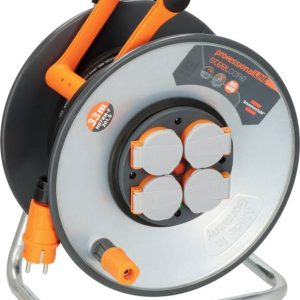 Brennenstuhl 9191330100 Kabelhaspel 33 m Zwart Randaarde stekker Brennenstuhl 9191330100 Kabelhaspel 33 m Zwart Randaarde stekker