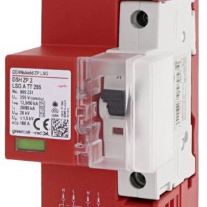 DEHN 909231 DSH ZP 2 LSG A TT 255 Overspanningsveilige afleider 1 stuk(s) DEHN 909231 DSH ZP 2 LSG A TT 255 Overspanningsveilige afleider 1 stuk(s)