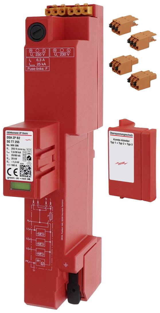 DEHN 909396 DSH ZP B2 SG TT 255 Overspanningsveilige afleider 1 stuk(s)