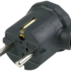 REV 0512055777 Haakse stekker met randaarde Kunststof 250 V Zwart IP20 REV 0512055777 Haakse stekker met randaarde Kunststof 250 V Zwart IP20