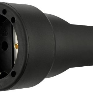 REV 0512150555 Koppeling met randaarde Rubber 250 V Zwart IP20 REV 0512150555 Koppeling met randaarde Rubber 250 V Zwart IP20