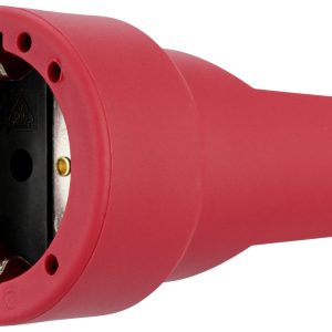 REV 0512159555 Koppeling met randaarde Rubber 250 V Donkerrood IP20 REV 0512159555 Koppeling met randaarde Rubber 250 V Donkerrood IP20