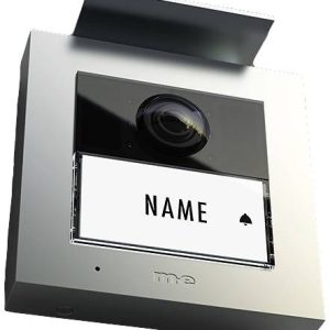 m-e modern-electronics VS-21 S Vistasmart Buitenunit voor Video-deurintercom LAN, WiFi Zilver