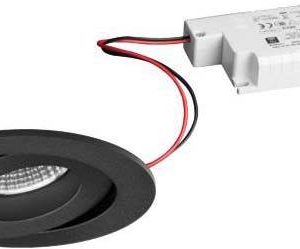 Brumberg 39377183 39377183 LED-inbouwlamp LED 7 W Zwart Brumberg 39377183 39377183 LED-inbouwlamp LED 7 W Zwart