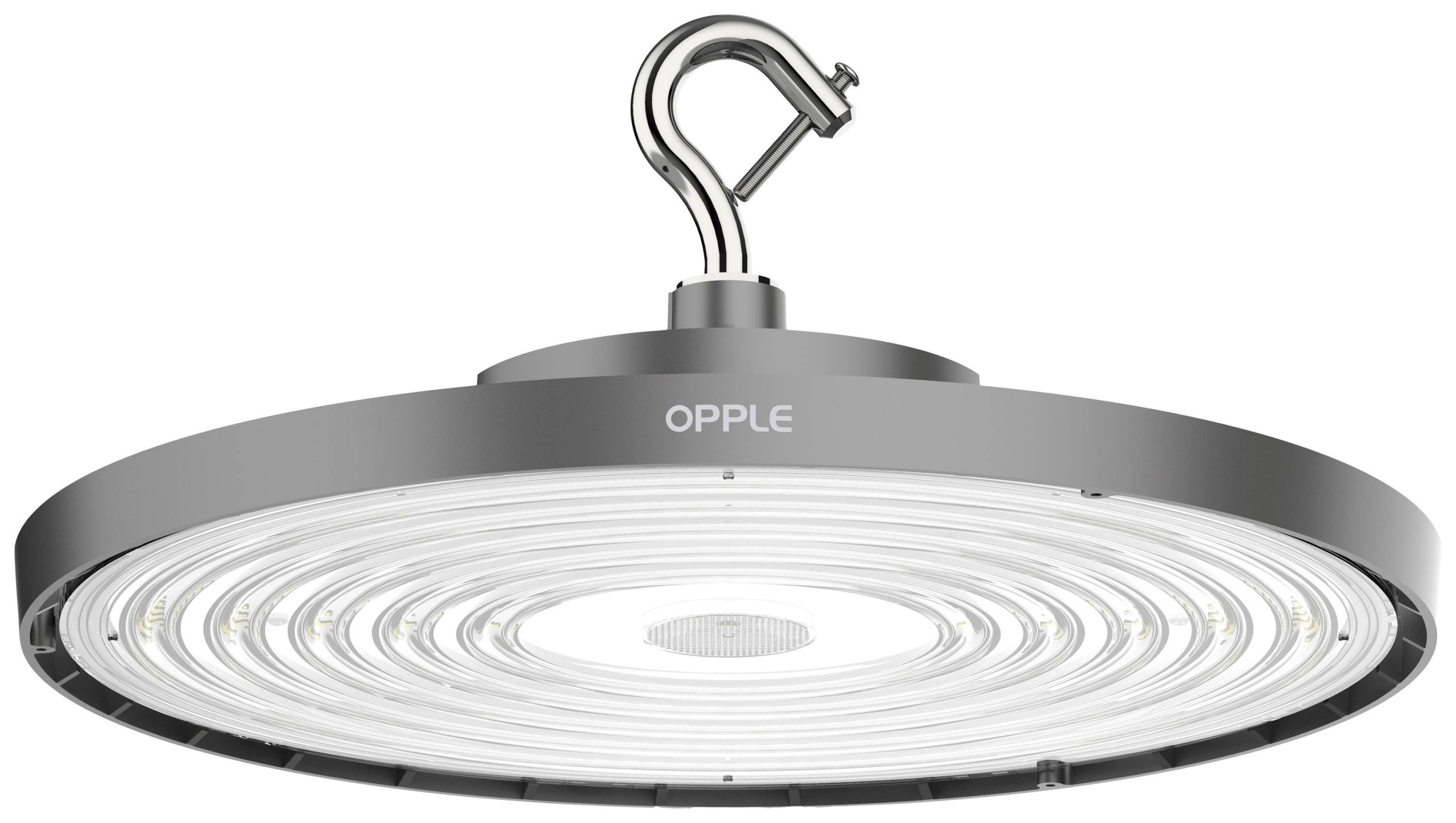 Opple Opple Lighting LED-armatuur Energielabel: F (A - G) Grijs 200 W 26000 lm 80 ° 230 V (l x b x h) 420 x 420 x 88 mm