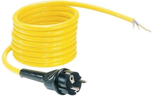 Gifas Electric 203689 Aansluitkabel Stroom Geel 10 m