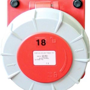Gifas Electric 306359.IP67 133807 CEE-wandcontactdoos 63 A 5-polig 400 V 1 stuk(s) Gifas Electric 306359.IP67 133807 CEE-wandcontactdoos 63 A 5-polig 400 V 1 stuk(s)