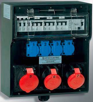Gifas Electric 7731104C63.003PU6 237386 CEE-stroomverdeler 400 V
