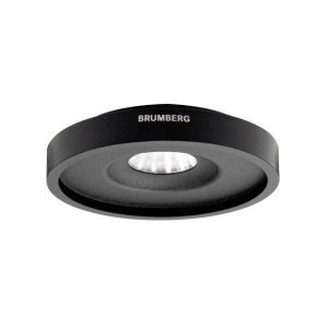 Brumberg 12226183 12226183 LED-in- en opbouwspot LED LED vast ingebouwd 11.4 W Zwart