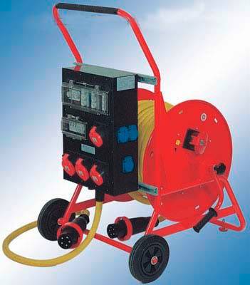 Gifas Electric 207356 Kabelhaspel 25 m CEE-stekker 63 A 5-polig