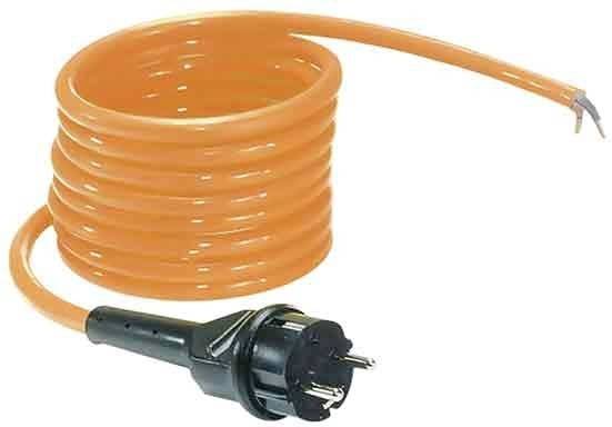 Gifas Electric 206919 Aansluitkabel Stroom Oranje 3 m
