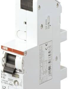 ABB 2CDS781001R3162 S751-E16 Hoofdleidingsveiligheidsschakelaar 1-polig ABB 2CDS781001R3162 S751-E16 Hoofdleidingsveiligheidsschakelaar 1-polig