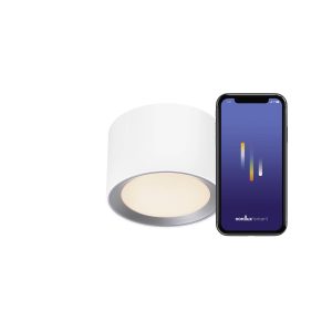 Nordlux 2110840101 Landon Smart LED-plafondlamp LED LED 8 W Wit Nordlux 2110840101 Landon Smart LED-plafondlamp LED LED 8 W Wit