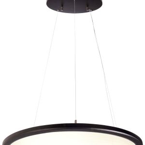 Deko Light 342089 LED Panel transparent rund Hanglamp Energielabel: E (A – G) LED LED vast ingebouwd 53.30 W Diepzwart ( Deko Light 342089 LED Panel transparent rund Hanglamp Energielabel: E (A – G) LED LED vast ingebouwd 53.30 W Diepzwart (