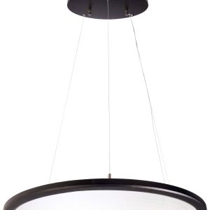 Deko Light 342092 LED Panel transparent rund Hanglamp Energielabel: E (A – G) LED LED vast ingebouwd 53.70 W Diepzwart ( Deko Light 342092 LED Panel transparent rund Hanglamp Energielabel: E (A – G) LED LED vast ingebouwd 53.70 W Diepzwart (