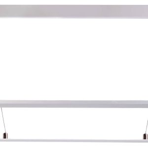 Deko Light 342220 LED Panel transparent, eckig, 50 W, 3000/4000 K, Silber Hanglamp Energielabel: E (A – G) LED LED vast Deko Light 342220 LED Panel transparent, eckig, 50 W, 3000/4000 K, Silber Hanglamp Energielabel: E (A – G) LED LED vast