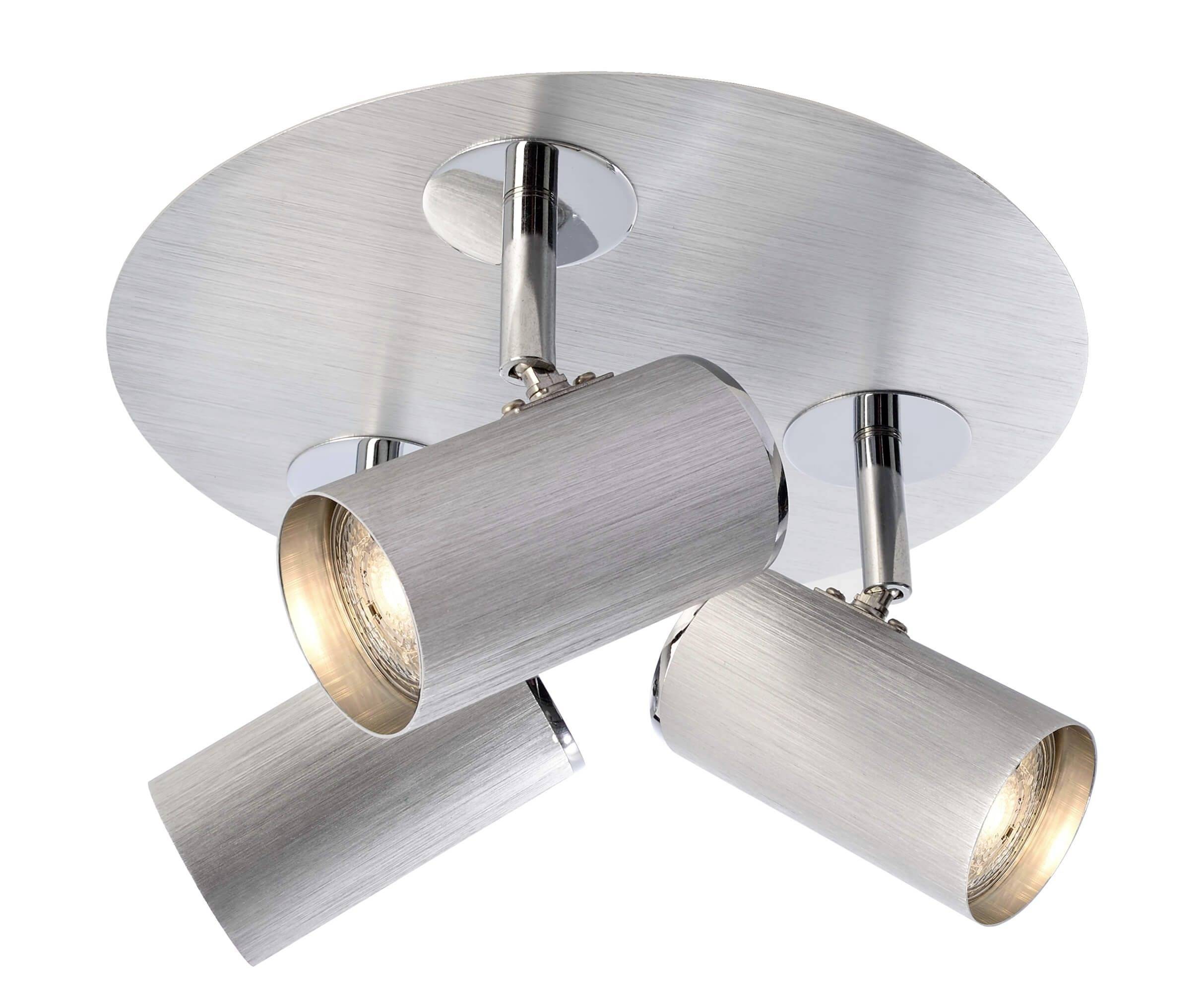 Deko Light Indi III Plafondopbouwarmatuur GU10 50 W Zilver