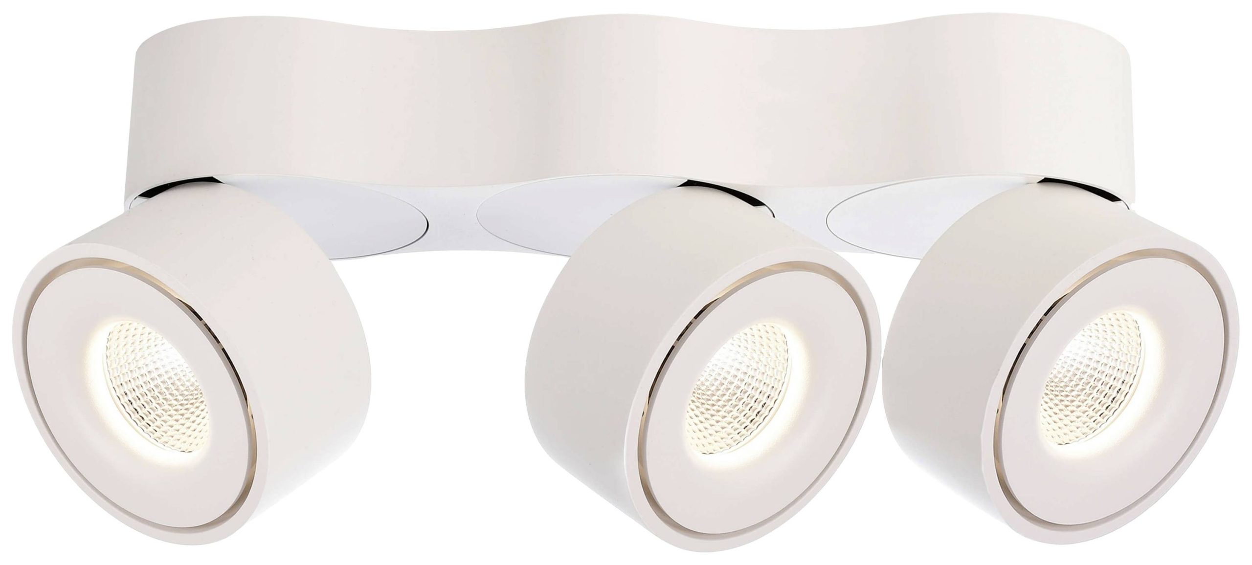 Deko Light Uni Triple Plafondopbouwarmatuur LED vast ingebouwd 30 W Energielabel: G (A - G) Warmwit Wit (mat)