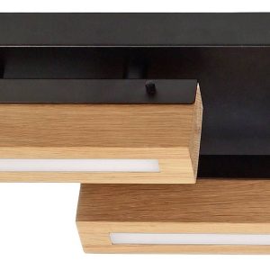 Deko Light MADERA 348147 Plafondopbouwarmatuur LED vast ingebouwd Energielabel: F (A – G) 15 W Zwart