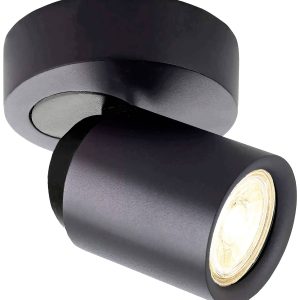 Deko Light Librae Round I Plafondopbouwarmatuur GU10 50 W Diepzwart (RAL 9005) Deko Light Librae Round I Plafondopbouwarmatuur GU10 50 W Diepzwart (RAL 9005)