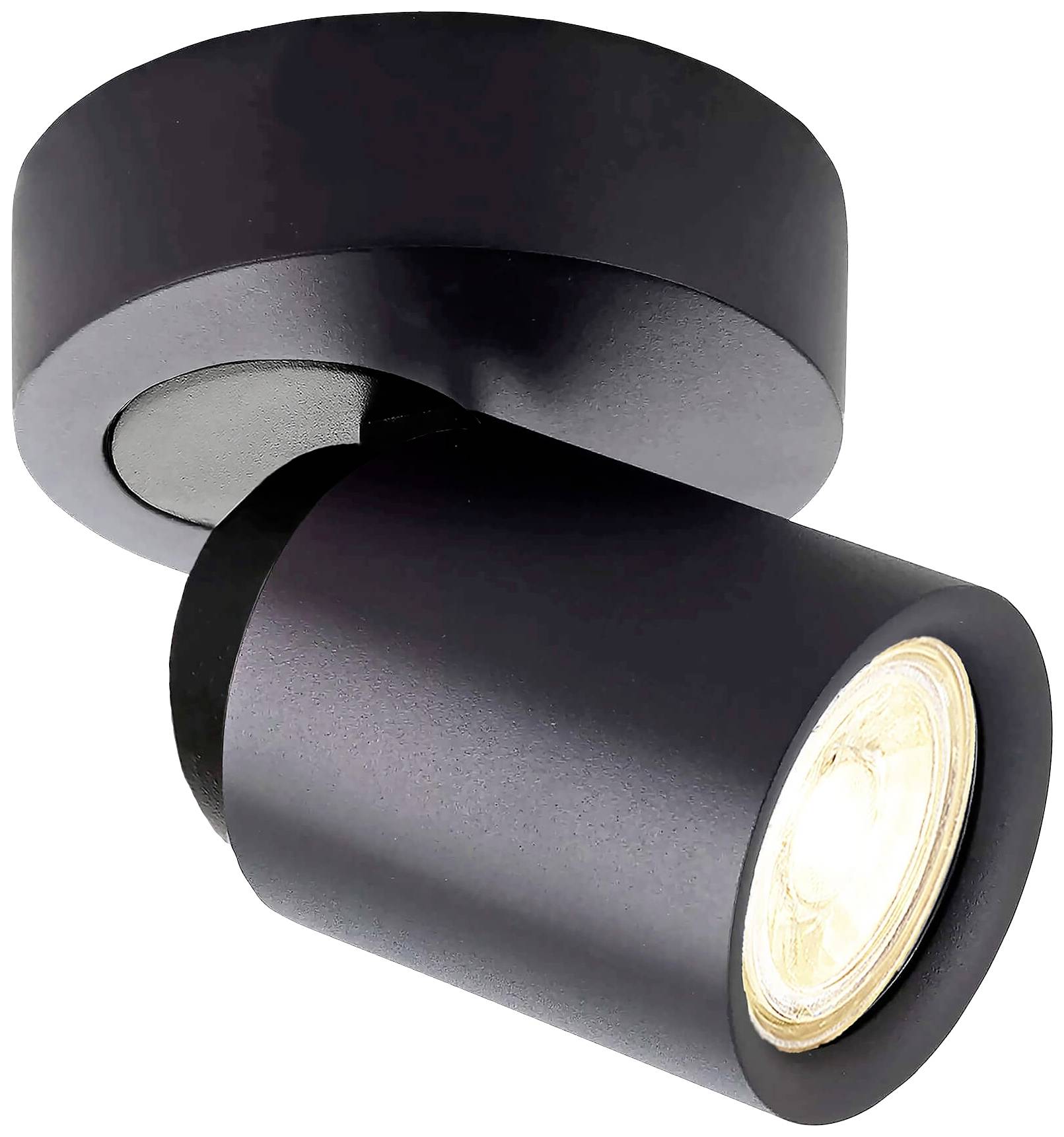 Deko Light Librae Round I Plafondopbouwarmatuur GU10 50 W Diepzwart (RAL 9005)