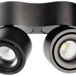 Deko Light Uni II Mini Plafondopbouwarmatuur LED vast ingebouwd 15 W Energielabel: G (A – G) Warmwit Diepzwart (RAL 9005 Deko Light Uni II Mini Plafondopbouwarmatuur LED vast ingebouwd 15 W Energielabel: G (A – G) Warmwit Diepzwart (RAL 9005