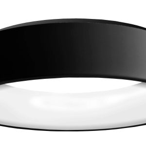Deko Light Sculptoris 348183 Plafondopbouwarmatuur LED vast ingebouwd 42 W Diepzwart (RAL 9005)