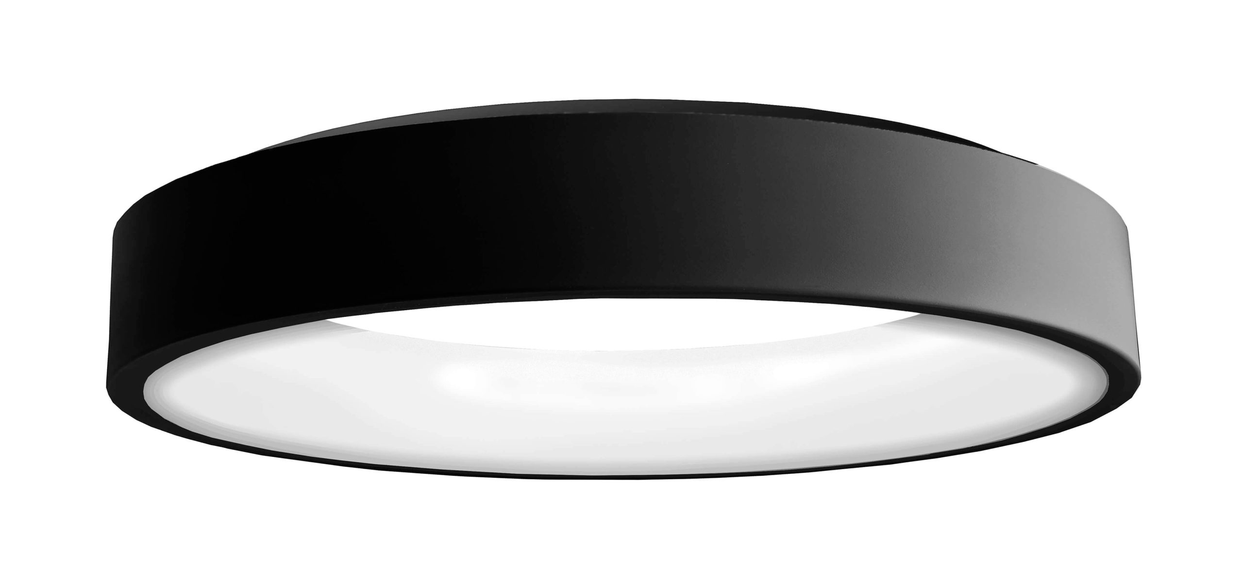 Deko Light Sculptoris 348185 Plafondopbouwarmatuur LED vast ingebouwd 60 W Diepzwart (RAL 9005)