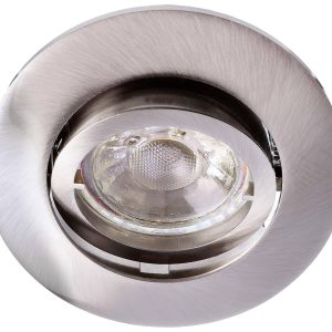 Deko Light Alioth 110028 Plafondinbouwring LED, Halogeen GU5.3, MR16 35 W Zilver