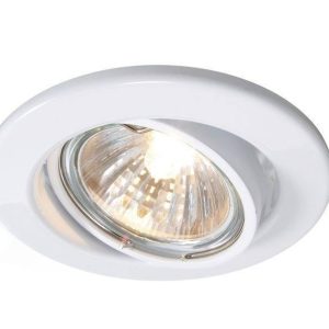 Deko Light Einauring 89 GU10 110032 Plafondinbouwring LED, Halogeen GU10 35 W Verkeerswit (RAL 9016)
