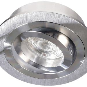 Deko Light Einbauring 80 GU5.3 110222 Plafondinbouwring LED, Halogeen GU5.3, MR16 35 W Zilver