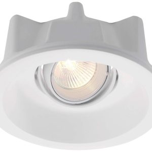 Deko Light Einbauring 150 GU5.3 110503 Plafondinbouwring LED, Halogeen GU5.3, MR16 50 W Wit