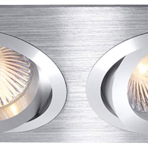 Deko Light Einbauring 175 GU5.3 111821 Plafondinbouwring LED, Halogeen GU5.3, MR16 50 W Zilver