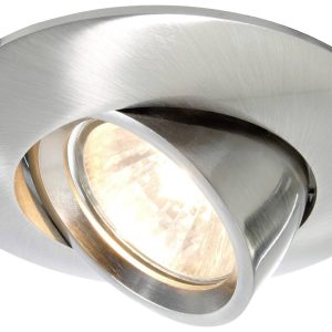 Deko Light Einbauring 102 GU5.3 126073 Plafondinbouwring LED, Halogeen GU5.3, MR16 50 W Zilver