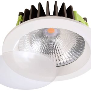 Deko Light 565182 COB 170 LED-inbouwlamp Energielabel: G (A – G) LED LED vast ingebouwd 25 W Verkeerswit (RAL 9016)