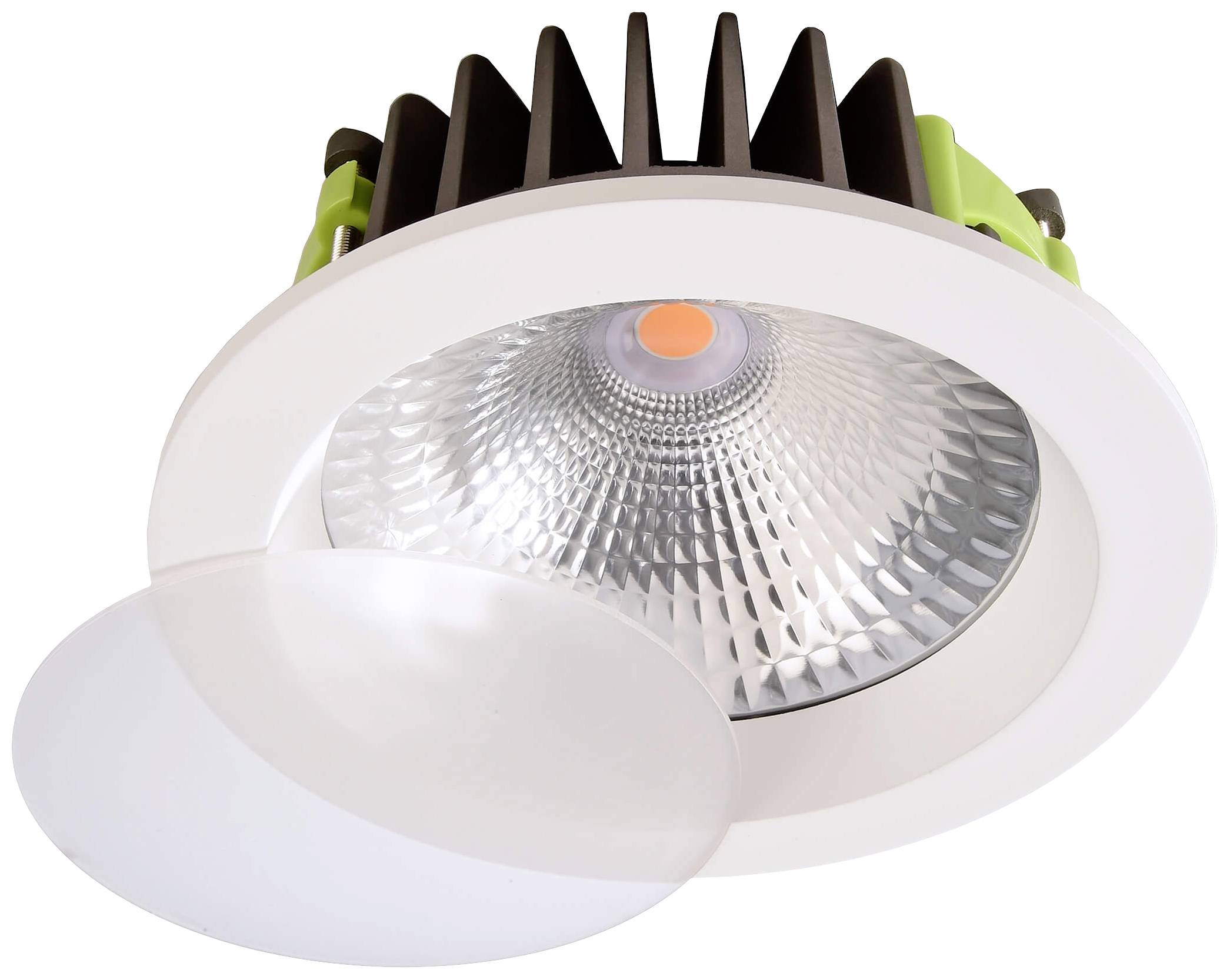Deko Light 565183 COB 170 LED-inbouwlamp Energielabel: G (A - G) LED vast ingebouwd 25.60 W Verkeerswit (RAL 9016)