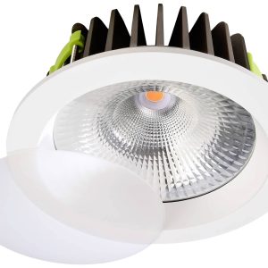 Deko Light 565184 COB 210 LED-inbouwlamp Energielabel: G (A – G) LED vast ingebouwd 37 W Verkeerswit (RAL 9016)