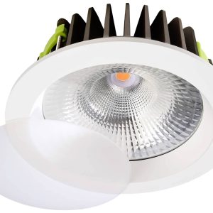 Deko Light 565185 COB 210 LED-inbouwlamp Energielabel: G (A – G) LED vast ingebouwd 37 W Verkeerswit (RAL 9016)