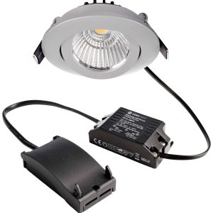 Deko Light 565359 Dione LED-inbouwlamp Energielabel: F (A – G) LED vast ingebouwd 8.50 W Zilver-grijs