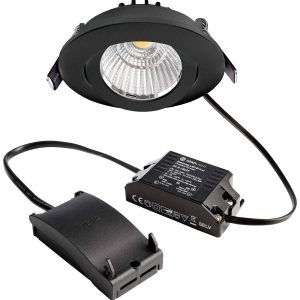Deko Light 565360 Dione LED-inbouwlamp Energielabel: F (A – G) LED vast ingebouwd 8.50 W Zwart