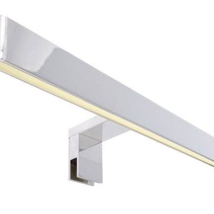 Deko Light Spiegel Line I Spiegellamp LED vast ingebouwd 8 W Energielabel: G (A – G) Warmwit Zilver