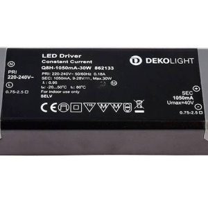 Deko Light BASIC, CC LED-driver Constante stroomsterkte 30 W 1.05 A 9 – 28 V/DC 1 stuk(s) Deko Light BASIC, CC LED-driver Constante stroomsterkte 30 W 1.05 A 9 – 28 V/DC 1 stuk(s)