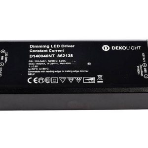Deko Light BASIC, DIM, CC, D140040NT/40W LED-driver Constante stroomsterkte 40 W 1.40 A 14 – 28 V/DC 1 stuk(s)