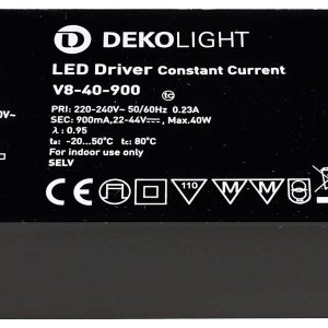 Deko Light BASIC, CC, V8-40-900/40W LED-driver Constante stroomsterkte 40 W 0.90 A 22 – 44 V/DC 1 stuk(s)