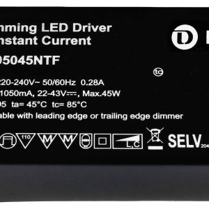 Deko Light BASIC, DIM, CC LED-driver Constante stroomsterkte 45 W 1.05 A 22 – 43 V/DC 1 stuk(s)