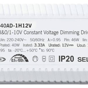 Deko Light BASIC, DIM, CV, LCP LED-transformator Constante spanning 0 mA – 3.40 A 12 V/DC 1 stuk(s) Deko Light BASIC, DIM, CV, LCP LED-transformator Constante spanning 0 mA – 3.40 A 12 V/DC 1 stuk(s)