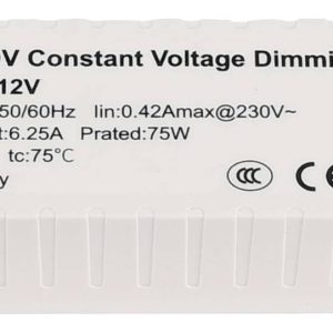Deko Light BASIC, DIM, CV, LCP LED-transformator Constante spanning 0 mA – 6.25 A 12 V/DC 1 stuk(s) Deko Light BASIC, DIM, CV, LCP LED-transformator Constante spanning 0 mA – 6.25 A 12 V/DC 1 stuk(s)