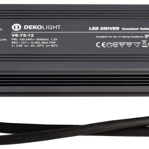 Deko Light IP, CV, V LED-transformator Constante spanning 0 mA – 6.25 A 12 V/DC 1 stuk(s) Deko Light IP, CV, V LED-transformator Constante spanning 0 mA – 6.25 A 12 V/DC 1 stuk(s)