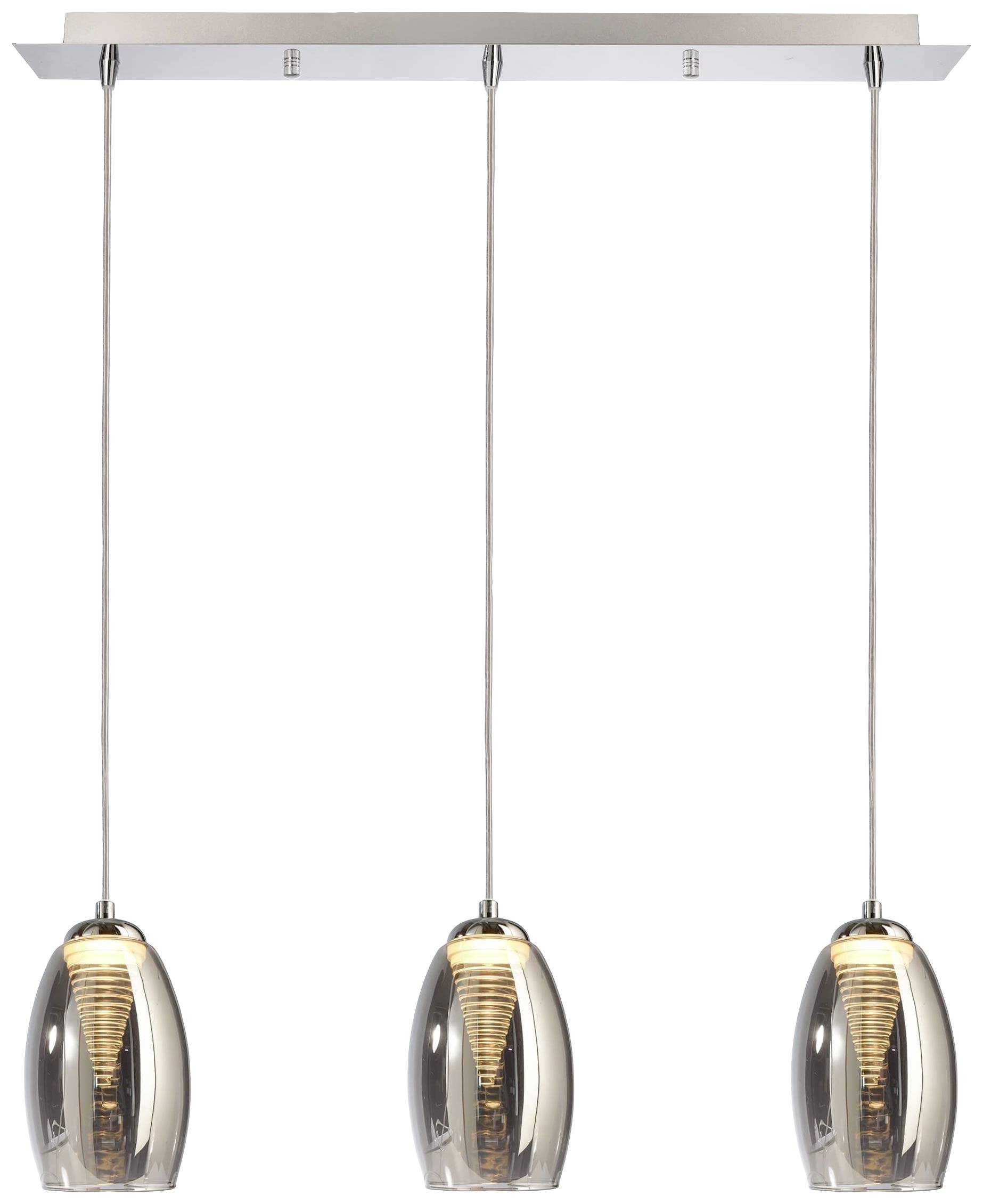 Deko Light Electra 342117 Hanglamp LED LED vast ingebouwd Energielabel: G (A - G) 16.50 W Zilver