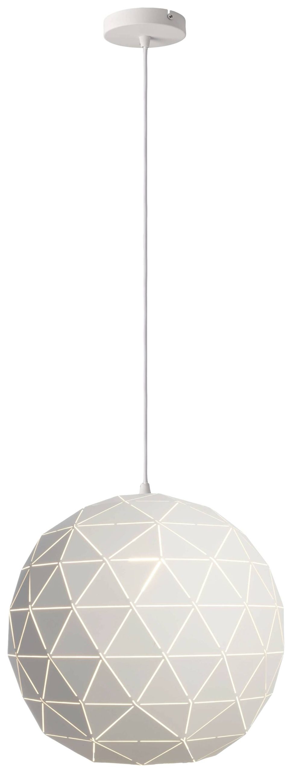 Deko Light Asterope rund 500 342131 Hanglamp LED, Halogeen E27 40 W Wit